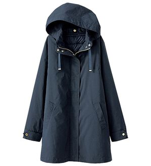 BELLUNA（ベルーナ）の「中わたベスト付３ＷＡＹマウンテンパーカー（ハーフコート）」｜ネイビー