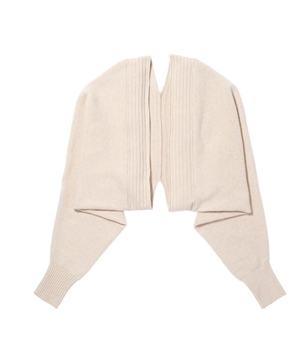 GeeRA（ジーラ）の「ふんわり柔らかニットボレロカーディガン（ニットカーディガン）」｜詳細画像