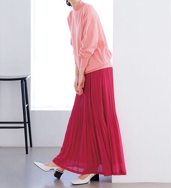 【RENA LANGE/レナランゲ】装飾付シフォンスカート　I38 RENA LANGE/レナランゲ】装飾付シフォンスカートI38