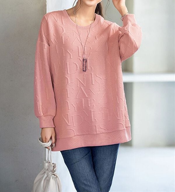 ルフラン（ルフラン）の「【２色組】英字プルオーバー＜テトラン＞（カットソー）」｜詳細画像