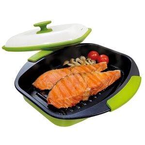 「レンジで焼けーる（角型）（調理器具）」｜詳細画像
