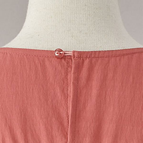 BELLUNA（ベルーナ）の「着痩せ！ワッシャー素材フレアーチュニック（チュニック）」｜詳細画像