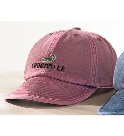 「＜クロコダイル＞風合い豊かな洗い加工帽子（メンズ帽子）」