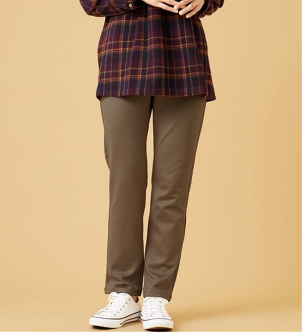 BELLUNA（ベルーナ）の「なめらかボンディング美脚ストレートパンツ（フルレングスパンツ）」｜詳細画像