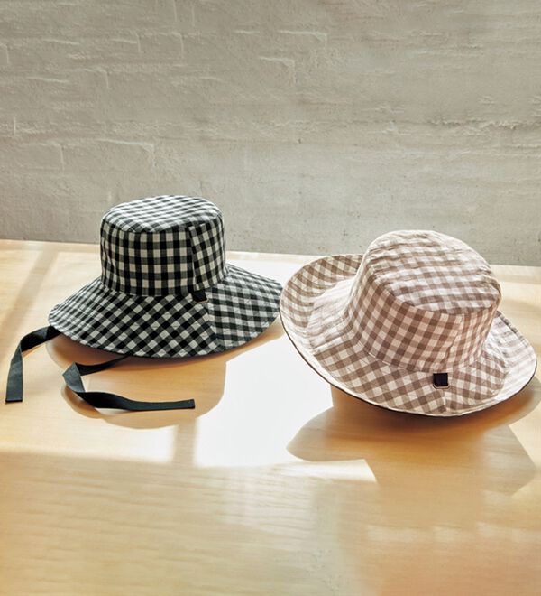 BELLUNA（ベルーナ）の「風で飛ばされない！リバーシブル日除け帽子（帽子）」｜詳細画像