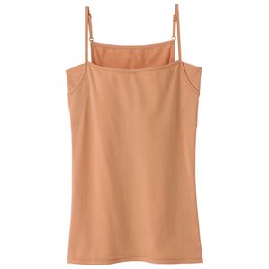 YU'NOW（ユナウ）の「ベーシック汗取りインナー　キャミソール（肌着・インナーウェア）」｜モカ