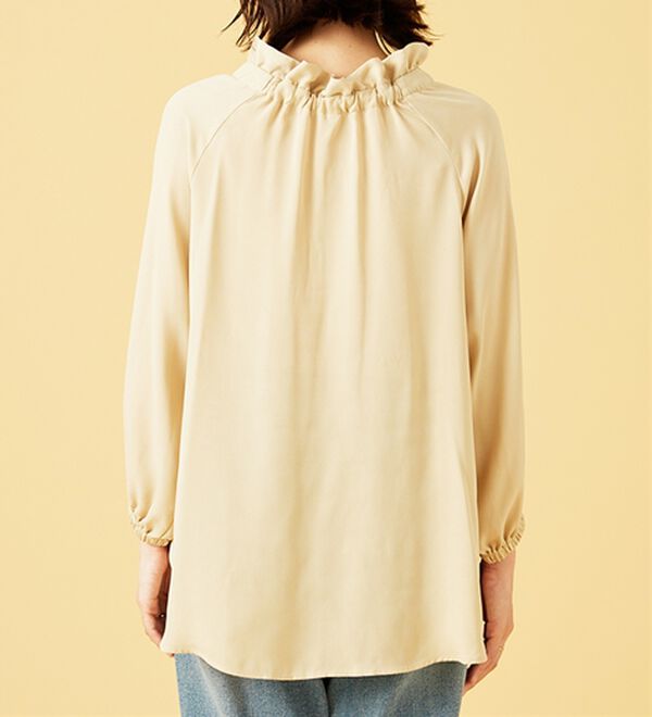 BELLUNA（ベルーナ）の「フリル衿ボウタイデザインブラウス（ブラウス）」｜詳細画像