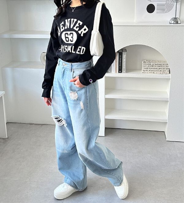 GeeRA（ジーラ）の「【ｃｈａｍｐｉｏｎ】ロゴロンＴ（カットソー）」｜詳細画像