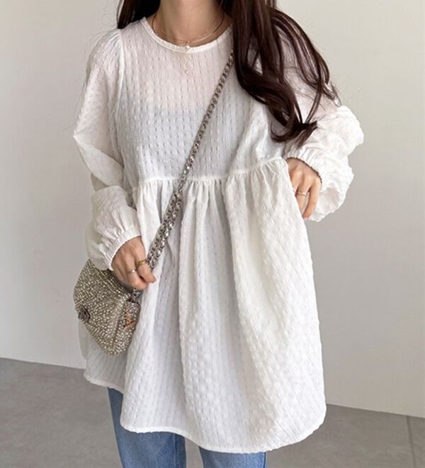 さよちゃん★ｓｍ２★立川限定★前後着リボンチュニック 前後2WAYリボンペプラムチュニック - ベルーナ【公式】