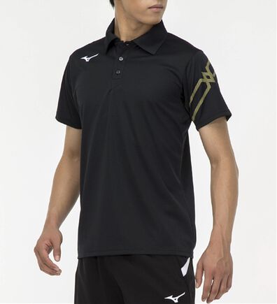 REMEN'S（リメンズ）の「＜ミズノ＞吸水速乾袖ワンポイント柄ポロシャツ（メンズポロシャツ）」