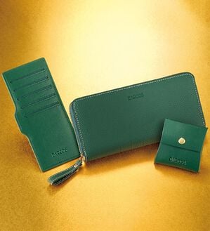 ルフラン（ルフラン）の「【３点セット】＜ＢＡＲＣＯＳ＞緑財布３点セット（財布・パスケース）」｜3点セット