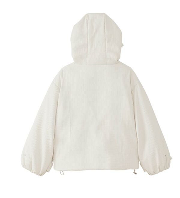 RANAN（ラナン）の「マイクロチェックショートファイバー中わたブルゾン（ブルゾン）」｜詳細画像