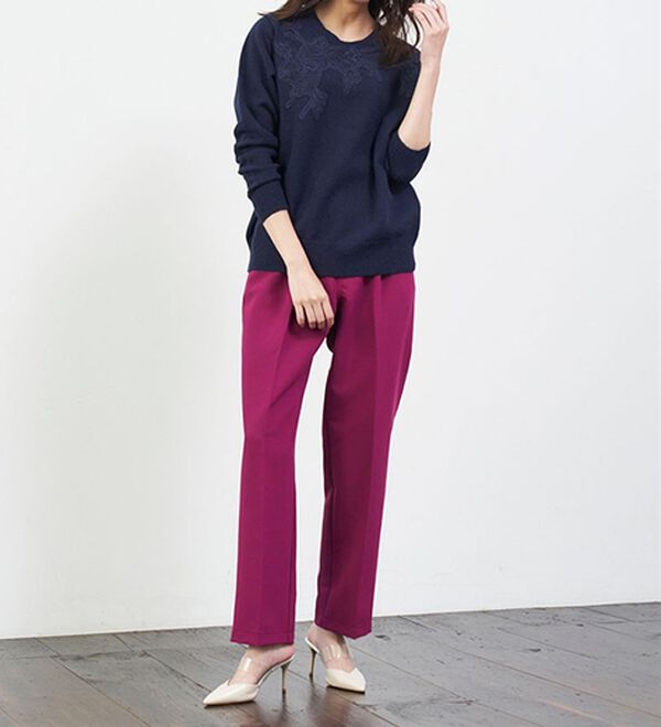 RANAN（ラナン）の「レース使いニットプルオーバー（ニット・セーター）」｜詳細画像