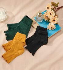 YU'NOW（ユナウ）の「トゥーレスソックス３足組（靴下・ストッキング）」