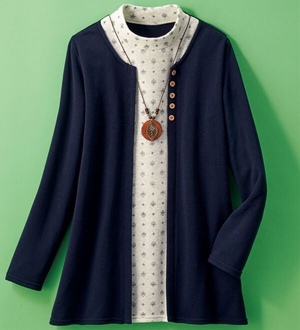 ルフラン（ルフラン）の「【４色組】手抜きに見せないお洒落なプルオーバー（カットソー）」｜詳細画像