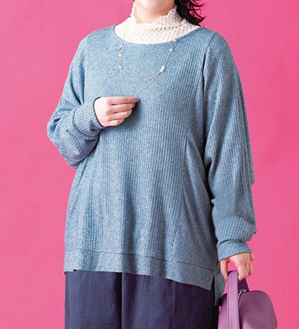 ルフラン（ルフラン）の「【３色組】ゆったり袖プルオーバー（チュニック）」｜詳細画像