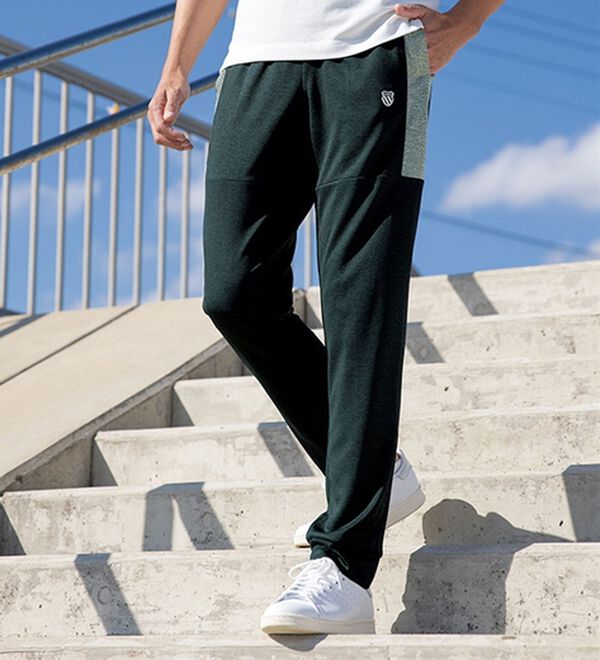 「【３本組】＜ケー・スイス＞吸汗速乾切替デザインパンツ（メンズフルレングスパンツ）」｜3本組