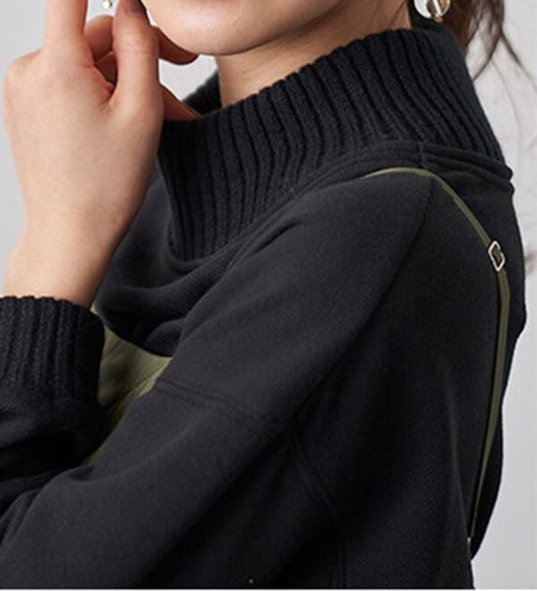 BELLUNA（ベルーナ）の「まるで着る毛布！静電防止付裏ファーニットリブトレーナー（トレーナー・スウェット）」｜詳細画像