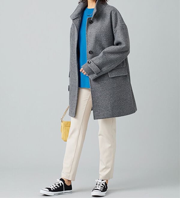 BELLUNA（ベルーナ）の「もちもち袖ボタンニットプルオーバー（ニット・セーター）」｜詳細画像