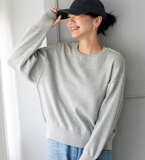 BELLUNA（ベルーナ）の「スウェットライクラメニットプルオーバー（ニット・セーター）」｜詳細画像