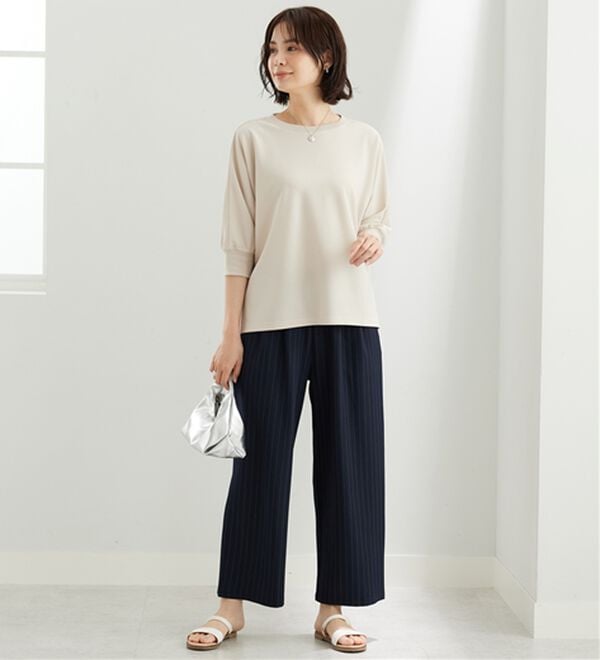 BELLUNA（ベルーナ）の「リブ切替ドルマンデザインプルオーバー（カットソー）」｜詳細画像