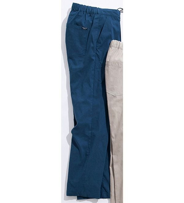 「＜コムルヴァン・オム＞クールリネンイージースラックス（メンズスラックス）」｜インディゴ