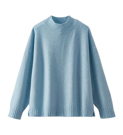 BELLUNA（ベルーナ）の「ウール調ショート丈ニットプルオーバー（ニット・セーター）」