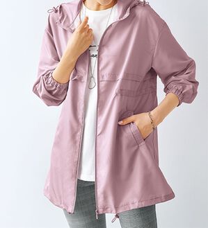 BELLUNA（ベルーナ）の「はっ水加工軽量パーカー（ポーチ付）（パーカー）」｜詳細画像