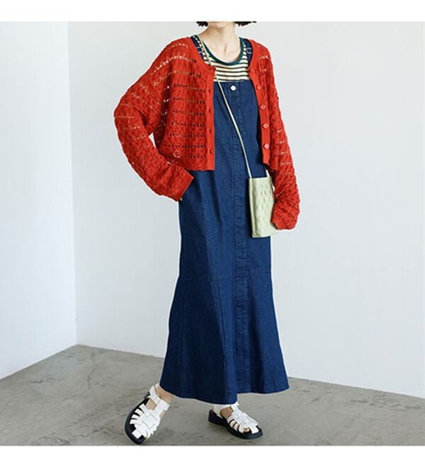 GeeRA（ジーラ）の「２ＷＡＹクロシェニットカーディガン（ニットカーディガン）」｜詳細画像