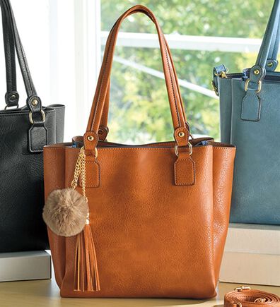 BELLUNA（ベルーナ）の「がばっと開いて多収納！トートバッグ（トートバッグ）」