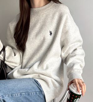 GeeRA（ジーラ）の「【U.S. POLO ASSN.】表ピーチ裏起毛スウェット（トレーナー・スウェット）」｜オートミール