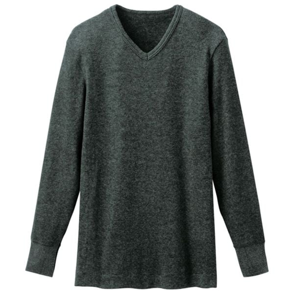 「日本製　３重奏のぬくもりエア３インナー（メンズ肌着・インナーウェア）」｜詳細画像