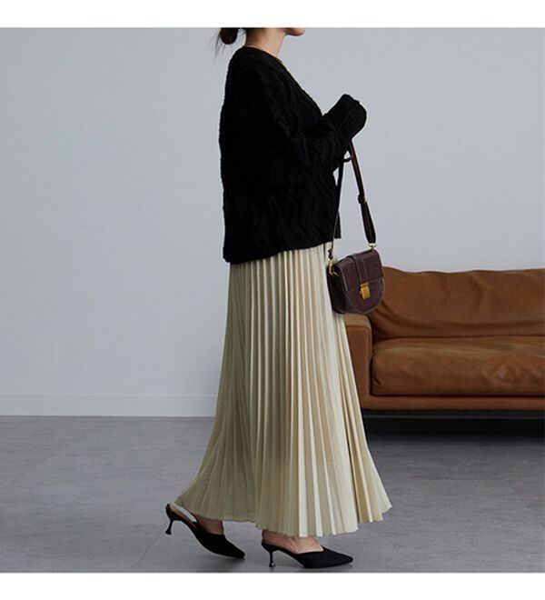 RANAN（ラナン）の「ショート丈ループニットプルオーバー（ニット・セーター）」｜詳細画像