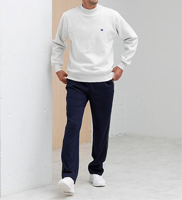 「＜チャンピオン＞モックネック裏起毛トレーナー（メンズトレーナー）」｜詳細画像