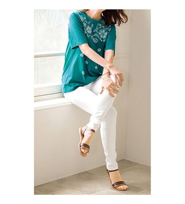 ルフラン（ルフラン）の「さらり快適！プリントゆるＴシャツ（Tシャツ）」｜詳細画像