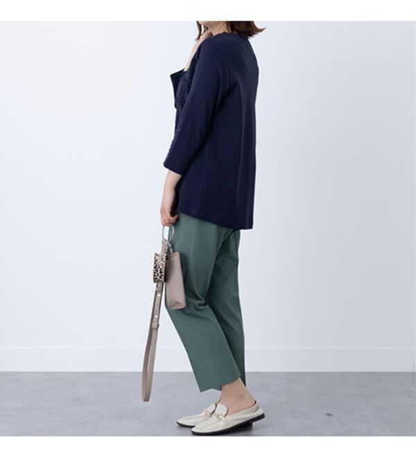 BELLUNA（ベルーナ）の「レース切替大人顔プルオーバー（カットソー）」｜詳細画像