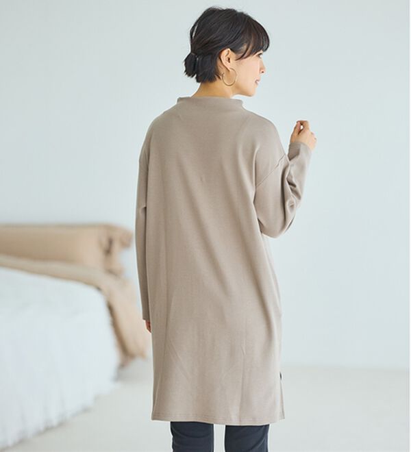 BELLUNA（ベルーナ）の「《ＨｕｇＲｅａｍコットン》ボトルネックチュニック（チュニック）」｜詳細画像