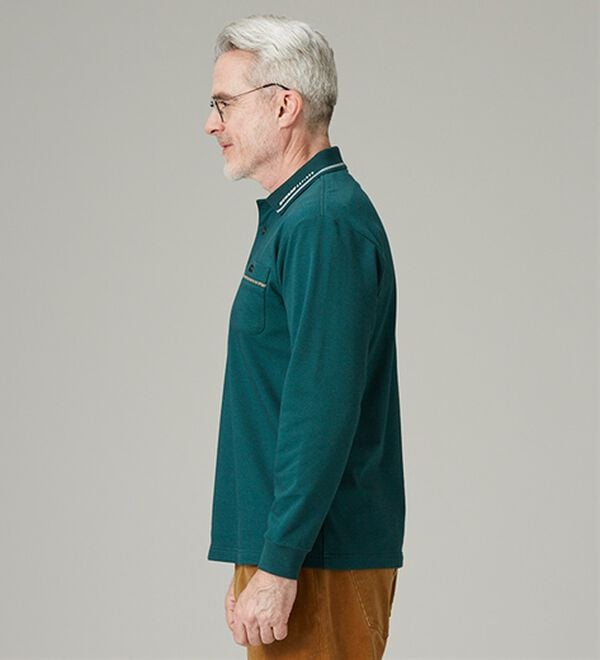 「＜ダンロップ・リファインド＞日本製裏起毛ポロシャツ（メンズポロシャツ）」｜詳細画像