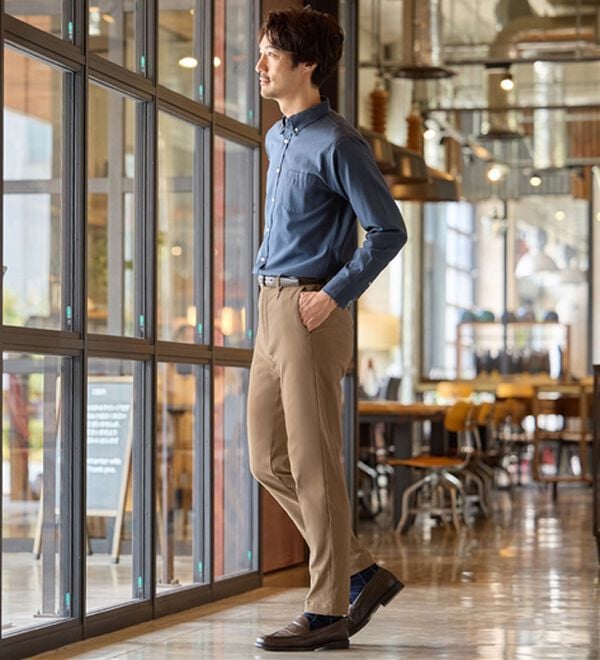 REMEN'S（リメンズ）の「しっかり裏起毛あったかパンツ（メンズフルレングスパンツ）」｜詳細画像
