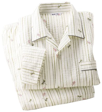 「日本製綿１００％和柄リップルパジャマ（メンズルームウェア）」