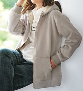 BELLUNA（ベルーナ）の「【快適Ｌａｂ．】リッチベロア素材裏ボアパーカー（パーカー）」