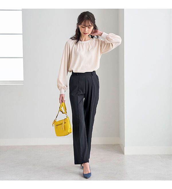 BELLUNA（ベルーナ）の「【４点セット】＜５つのラクが嬉しい！＞洗える！ストレッチ素材４点セットスーツ（その他スーツ）」｜詳細画像