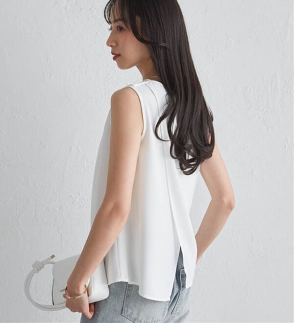 RANAN（ラナン）の「ノースリドレープブラウス（ブラウス）」｜詳細画像