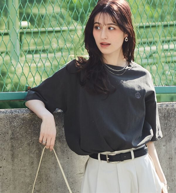 RANAN（ラナン）の「ヴィンテージライクロゴTシャツ（カットソー）」｜詳細画像