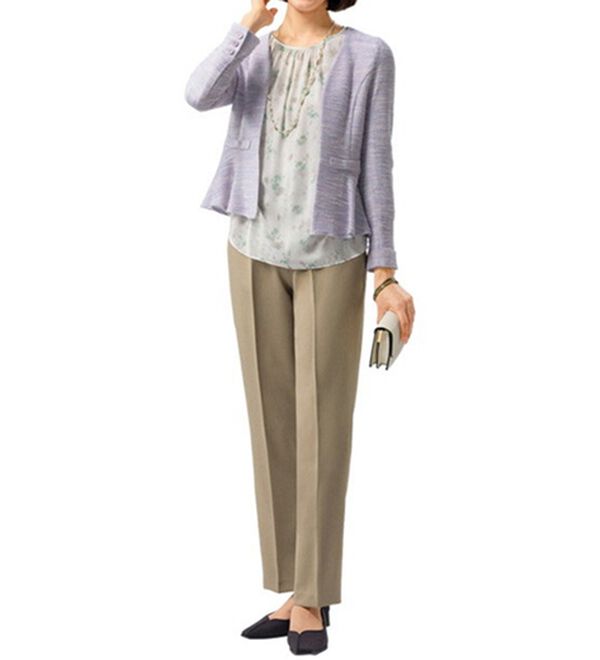 ルフラン（ルフラン）の「【４本組】お母さんのにこにこパンツ（フルレングスパンツ）」｜詳細画像