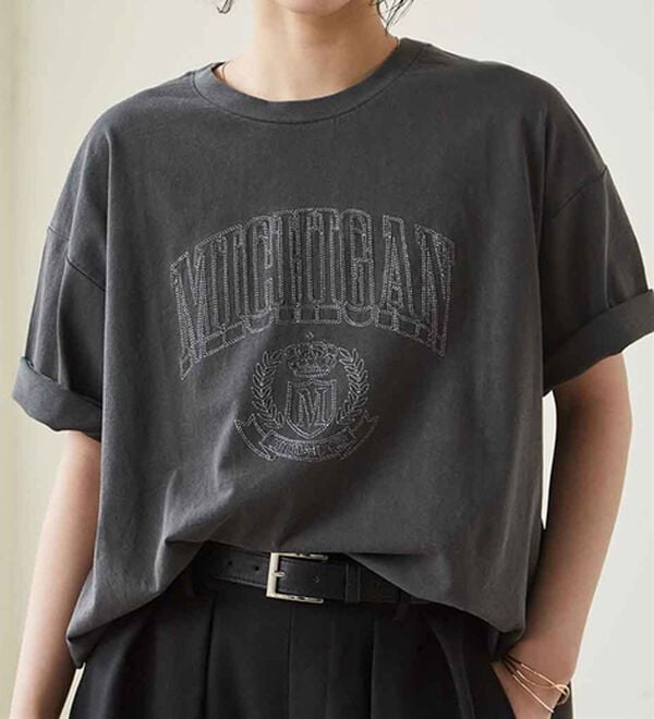 RANAN（ラナン）の「ヴィンテージライクロゴTシャツ（カットソー）」｜詳細画像