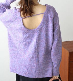 GeeRA（ジーラ）の「メランジボリューム袖ニット（ニット・セーター）」｜詳細画像