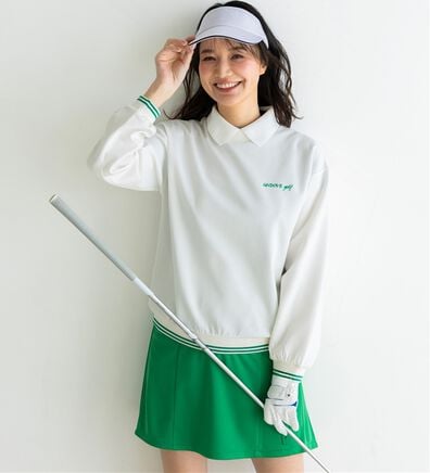 BELLUNA（ベルーナ）の「【三枝こころコラボ】配色ライントレーナー（カットソー）」