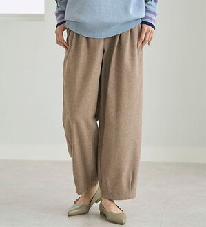 BELLUNA（ベルーナ）の「綿１００％ゆったりパンツ（フルレングスパンツ）」｜詳細画像