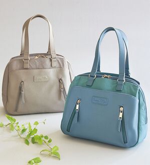 BELLUNA（ベルーナ）の「＜Ｓｏｉｔｔｏ　Ｍｅ＞中身が見やすい手提げ（ハンドバッグ）」｜詳細画像